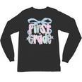 First Grade Coquette Bow Girls Teacher Team 1st Grade Squad Unisex Long Sleeve T-Shirt, trending gift
