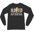 First Grade Rocks Teachers Back To School ABCD Rock Students Unisex Long Sleeve T-Shirt, trending gift First Grade Rocks Teachers Back To School ABCD Rock Students Unisex Long Sleeve T-Shirt, trending gift