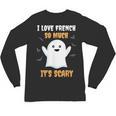 French Teacher Halloween French Class School Unisex Long Sleeve T-Shirt, trending gift