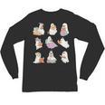 Ghost Book Reading Halloween Books Lover Teacher Kids Unisex Long Sleeve T-Shirt, trending gift Ghost Book Reading Halloween Books Lover Teacher Kids Unisex Long Sleeve T-Shirt, trending gift