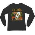 Ghost Library Reading Books Halloween Librarian Teacher Unisex Long Sleeve T-Shirt, trending gift Ghost Library Reading Books Halloween Librarian Teacher Unisex Long Sleeve T-Shirt, trending gift