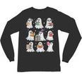 Ghost Reading Teacher Halloween Costume Librarian Book Lover Unisex Long Sleeve T-Shirt, trending gift