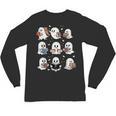 Ghosts With Books Library Halloween Men Women Kids Teacher Unisex Long Sleeve T-Shirt, trending gift