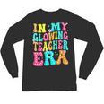 In My Glowing Teacher Era Groovy Colorful Bright Unisex Long Sleeve T-Shirt, trending gift