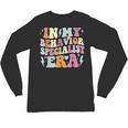 Groovy In My Behavior Specialist Era Behavior Teachers Unisex Long Sleeve T-Shirt, trending gift