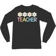 Groovy Teacher Cute Daisy Flower Retro Back To School Unisex Long Sleeve T-Shirt, trending gift Groovy Teacher Cute Daisy Flower Retro Back To School Unisex Long Sleeve T-Shirt, trending gift