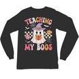 Groovy Teaching My Boos Teacher Ghost Halloween Teacher Unisex Long Sleeve T-Shirt, trending gift Groovy Teaching My Boos Teacher Ghost Halloween Teacher Unisex Long Sleeve T-Shirt, trending gift