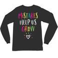 Growth Mindset Positive Back To School Teacher Student Unisex Long Sleeve T-Shirt, trending gift