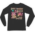 Half Teacher Half Iced Coffee Back To School Unisex Long Sleeve T-Shirt, trending gift Half Teacher Half Iced Coffee Back To School Unisex Long Sleeve T-Shirt, trending gift