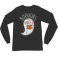 Halloween Cute Ghost Book Reading Teacher Unisex Long Sleeve T-Shirt, trending gift Halloween Cute Ghost Book Reading Teacher Unisex Long Sleeve T-Shirt, trending gift