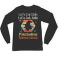 Halloween Lets Eat Kids English Teacher Costume Women Unisex Long Sleeve T-Shirt, trending gift