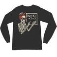 Halloween Math Teacher Skeleton Six Seven Meme Brainrot Unisex Long Sleeve T-Shirt, trending gift Halloween Math Teacher Skeleton Six Seven Meme Brainrot Unisex Long Sleeve T-Shirt, trending gift