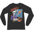 Halloween Skeleton Geography Teacher Pumpkin Bats Classroom Unisex Long Sleeve T-Shirt, trending gift Halloween Skeleton Geography Teacher Pumpkin Bats Classroom Unisex Long Sleeve T-Shirt, trending gift
