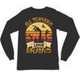 Halloween Teacher Shirt All Teachers Love Brains Halloween Men Women Unisex Long Sleeve T-Shirt, trending gift