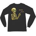 Halloween Teacher Six Seven 6 7 Skeleton Spooky Costume Unisex Long Sleeve T-Shirt, trending gift Halloween Teacher Six Seven 6 7 Skeleton Spooky Costume Unisex Long Sleeve T-Shirt, trending gift