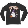 Halloween Teacher Trade Students For Candy Costume Women Unisex Long Sleeve T-Shirt, trending gift