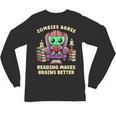 Halloween Teacher Zombie Reading Is Good For Brains Unisex Long Sleeve T-Shirt, trending gift Halloween Teacher Zombie Reading Is Good For Brains Unisex Long Sleeve T-Shirt, trending gift