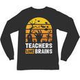 Halloween Teachers Science Math Teachers Love Brains Unisex Long Sleeve T-Shirt, trending gift