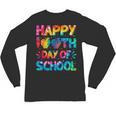 Happy 100th Day Of School Teacher Student 100 Days Tie Dye Men Women Kids Unisex Long Sleeve T-Shirt, trending gift