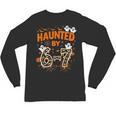 Haunted By 6-7 Halloween Math Teacher Joke Unisex Long Sleeve T-Shirt, trending gift Haunted By 6-7 Halloween Math Teacher Joke Unisex Long Sleeve T-Shirt, trending gift