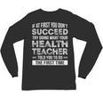 Health Teacher Tshirt Appreciation For Men Women Unisex Long Sleeve T-Shirt, trending gift