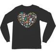 Heart Shape Art Teacher And Painting Sketching Artist Unisex Long Sleeve T-Shirt, trending gift Heart Shape Art Teacher And Painting Sketching Artist Unisex Long Sleeve T-Shirt, trending gift