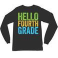 Hello Fourth Grade Shirt 4th Grade Boy Girl Student Teacher Unisex Long Sleeve T-Shirt, trending gift Hello Fourth Grade Shirt 4th Grade Boy Girl Student Teacher Unisex Long Sleeve T-Shirt, trending gift