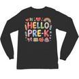 Hello Pre-K Back To School Teacher Student Fun Graphic Tee Unisex Long Sleeve T-Shirt, trending gift Hello Pre-K Back To School Teacher Student Fun Graphic Tee Unisex Long Sleeve T-Shirt, trending gift