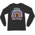 Helping Tiny Humans To Do Big Things Teacher Women Unisex Long Sleeve T-Shirt, trending gift