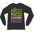 Hocus Pocus Everybody Focus Teacher Halloween Unisex Long Sleeve T-Shirt, trending gift