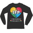 IEP I Encourage Progress Special Education School Teacher Unisex Long Sleeve T-Shirt, trending gift