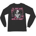 I'Ll Just Wait Until It's Quiet Spooky Teacher Halloween Unisex Long Sleeve T-Shirt, trending gift I'Ll Just Wait Until It's Quiet Spooky Teacher Halloween Unisex Long Sleeve T-Shirt, trending gift