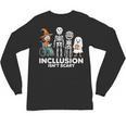 Inclusion Isn't Scary SLP Halloween Costume Sped Teacher Unisex Long Sleeve T-Shirt, trending gift