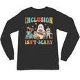 Inclusion Isn't Scary SLP Halloween Sped Teacher Therapy Unisex Long Sleeve T-Shirt, trending gift Inclusion Isn't Scary SLP Halloween Sped Teacher Therapy Unisex Long Sleeve T-Shirt, trending gift