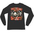 Inclusion Isn't Scary SLP Sped Teacher Halloween Unisex Long Sleeve T-Shirt, trending gift Inclusion Isn't Scary SLP Sped Teacher Halloween Unisex Long Sleeve T-Shirt, trending gift