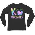 K Is For Kindergarten Teacher Tie Dye Back To School Kinder Unisex Long Sleeve T-Shirt, trending gift