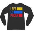 Leer Es Poder Colombian Spanish Teacher Maestra Colombia Unisex Long Sleeve T-Shirt, trending gift Leer Es Poder Colombian Spanish Teacher Maestra Colombia Unisex Long Sleeve T-Shirt, trending gift