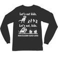 Let's Eat Kids Fun Dinosaurs Grammar Teacher Unisex Long Sleeve T-Shirt, trending gift