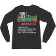 Can I Lick It Periodic Table Science Teacher Chemistry Unisex Long Sleeve T-Shirt, trending gift Can I Lick It Periodic Table Science Teacher Chemistry Unisex Long Sleeve T-Shirt, trending gift