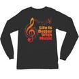 Life Is Better With Music Theory Musician Teacher Notes Clef Unisex Long Sleeve T-Shirt, trending gift Life Is Better With Music Theory Musician Teacher Notes Clef Unisex Long Sleeve T-Shirt, trending gift