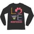 Love Montessori Education Math Teacher Unisex Long Sleeve T-Shirt, trending gift