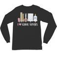 I Love School Supplies Teacher Shirt Unisex Long Sleeve T-Shirt, trending gift