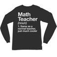 Math Teacher Definition Back To School First Day Unisex Long Sleeve T-Shirt, trending gift Math Teacher Definition Back To School First Day Unisex Long Sleeve T-Shirt, trending gift