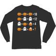 Math Teacher Halloween Equation Pumpkin Ghost Candy Corn Unisex Long Sleeve T-Shirt, trending gift Math Teacher Halloween Equation Pumpkin Ghost Candy Corn Unisex Long Sleeve T-Shirt, trending gift