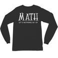 Math Teacher Halloween It's Nothing To Be Scared Of Unisex Long Sleeve T-Shirt, trending gift Math Teacher Halloween It's Nothing To Be Scared Of Unisex Long Sleeve T-Shirt, trending gift
