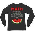 Math Watermelon Calculation Joke Teacher Student Unisex Long Sleeve T-Shirt, trending gift Math Watermelon Calculation Joke Teacher Student Unisex Long Sleeve T-Shirt, trending gift