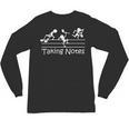 Melodic Humor Musician’s Playful Collection Musical Taking Notes Music Lovers Vintage Teachers Unisex Long Sleeve T-Shirt, trending gift