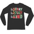 Be Merry Be Jolly Be Kind Merry Christmas Teacher Xmas PJs Unisex Long Sleeve T-Shirt, trending gift