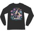 Microscope Flower Butterfly Biology Science Teacher Student Unisex Long Sleeve T-Shirt, trending gift Microscope Flower Butterfly Biology Science Teacher Student Unisex Long Sleeve T-Shirt, trending gift