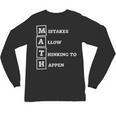 Mistakes Allow Thinking To Happen School Math Teacher Unisex Long Sleeve T-Shirt, trending gift Mistakes Allow Thinking To Happen School Math Teacher Unisex Long Sleeve T-Shirt, trending gift